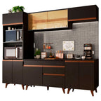 Cocina Integral Reims 2.60 m con Encimera Negro 02