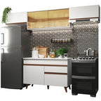 Cocina Integral Reims 2.60 m con Encimera Blanco 03