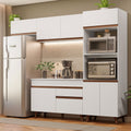 Cocina Integral Reims 2.60 m con Encimera Blanco 08