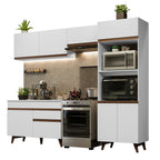 Cocina Integral Reims 2.60 m con Encimera Blanco 09