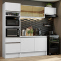 Cocina Integral Diamante 2.40 m con Encimera Blanco 02