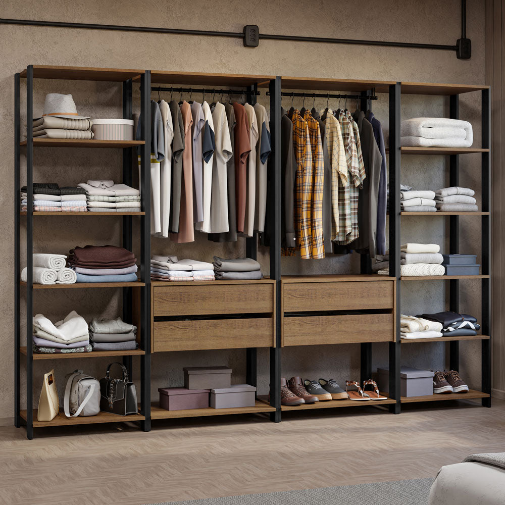 Closet Modulado Abierto Valencia 258 cm 01