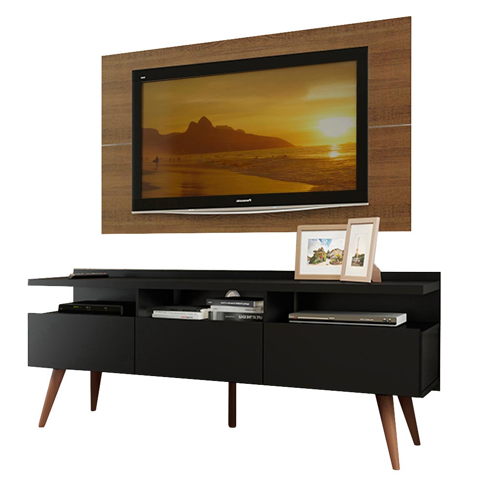 Centro Entretenimiento para TV Londres Mesa y Panel Hasta 55 Pulgadas