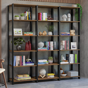 Armario Estante Organizador Multiuso para Libros 177 cm
