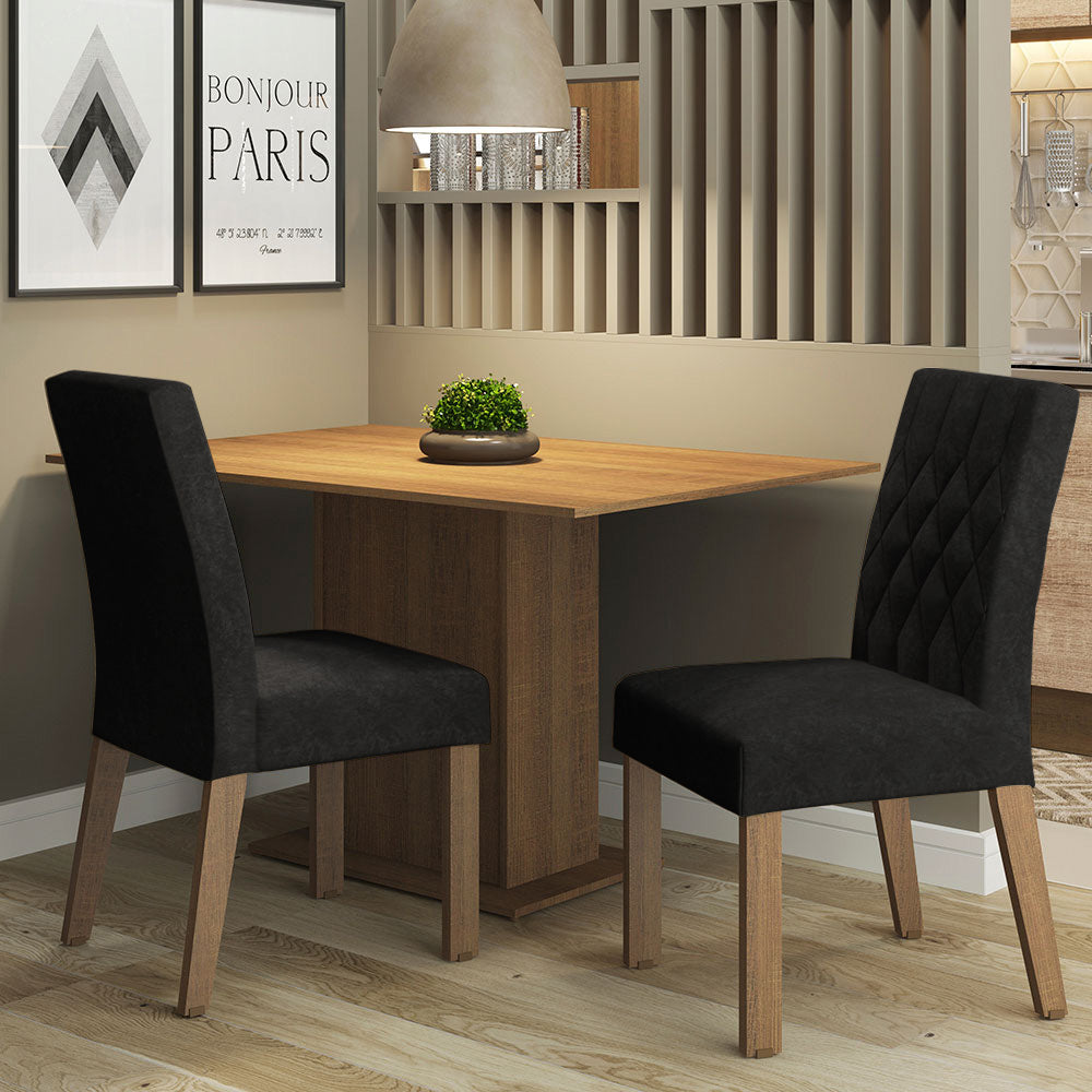 Juego de Comedor Tainá con 2 Sillas Oxford