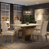 Juego de Comedor Flavia con 4 Sillas