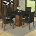 Juego de Comedor Karina con 4 Sillas Oxford