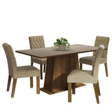 Juego de Comedor Ashley con 4 Sillas