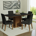 Juego de Comedor Keila Tablero Rectangular de Madera con 4 Sillas Oxford Madesa