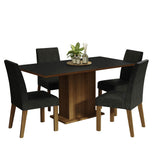 Juego de Comedor Keila con 4 Sillas Oxford
