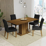 Juego de Comedor Cindy con 4 Sillas Oxford