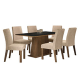 Juego de Comedor Luciana con 6 Sillas