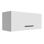 Gabinete Superior de Almacenamiento para Garaje 80 cm Multiuso Blanco Madesa