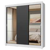 Closet Nobre 3 Puertas Corredizas 2 Espejos