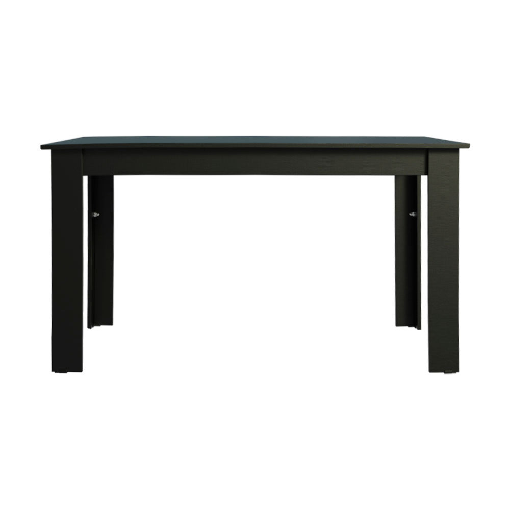 Mesa de Comedor Rectangular 6 Puestos Negro