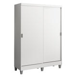 Closet Luke con Patas 2 Puertas Corredizas 2 Cajones