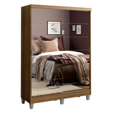 Closet Luke con Patas 2 Puertas Corredizas con Espejos