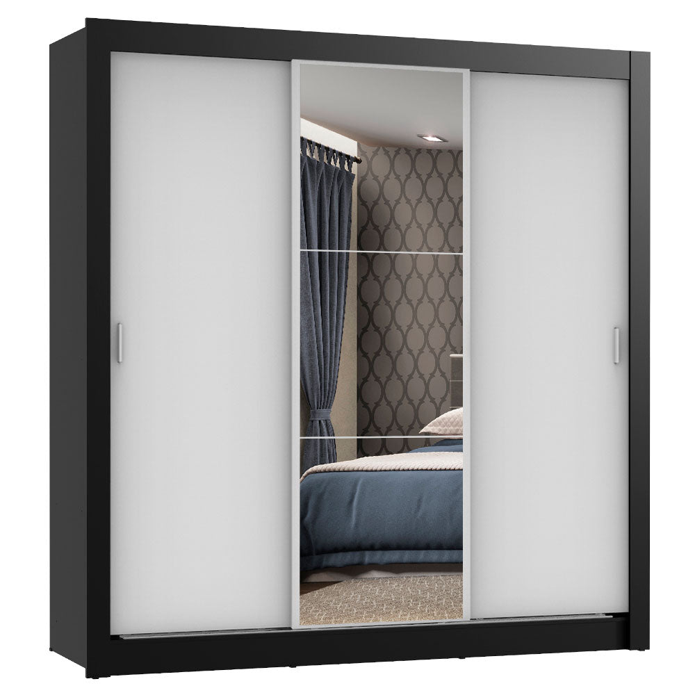 Closet Monaco 3 Puertas Corredizas 1 Espejo