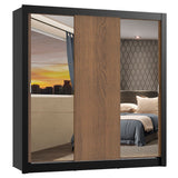 Closet Monaco 3 Puertas Corredizas 2 Espejos