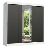 Closet Reno 3 Puertas Corredizas 1 Espejo