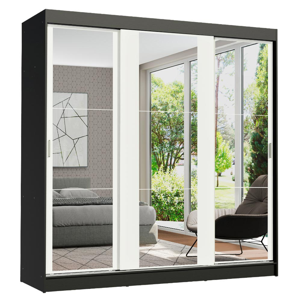 Closet Reno 3 Puertas Corredizas con Espejos