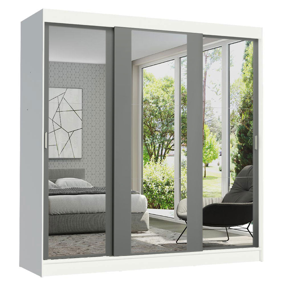 Closet Reno 3 Puertas Corredizas con Espejos