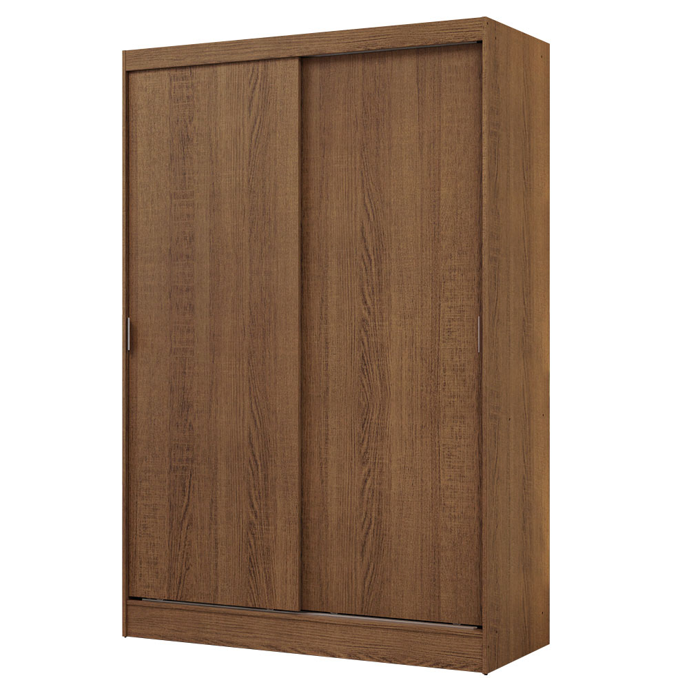 Closet Max 2 Puertas Corredizas 2 Cajones Marrón 183 cm x 119 cm x 54 cm