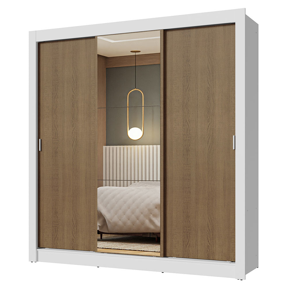 Closet Nobre 3 Puertas Corredizas 1 Espejo