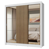 Closet Nobre 3 Puertas Corredizas 2 Espejos