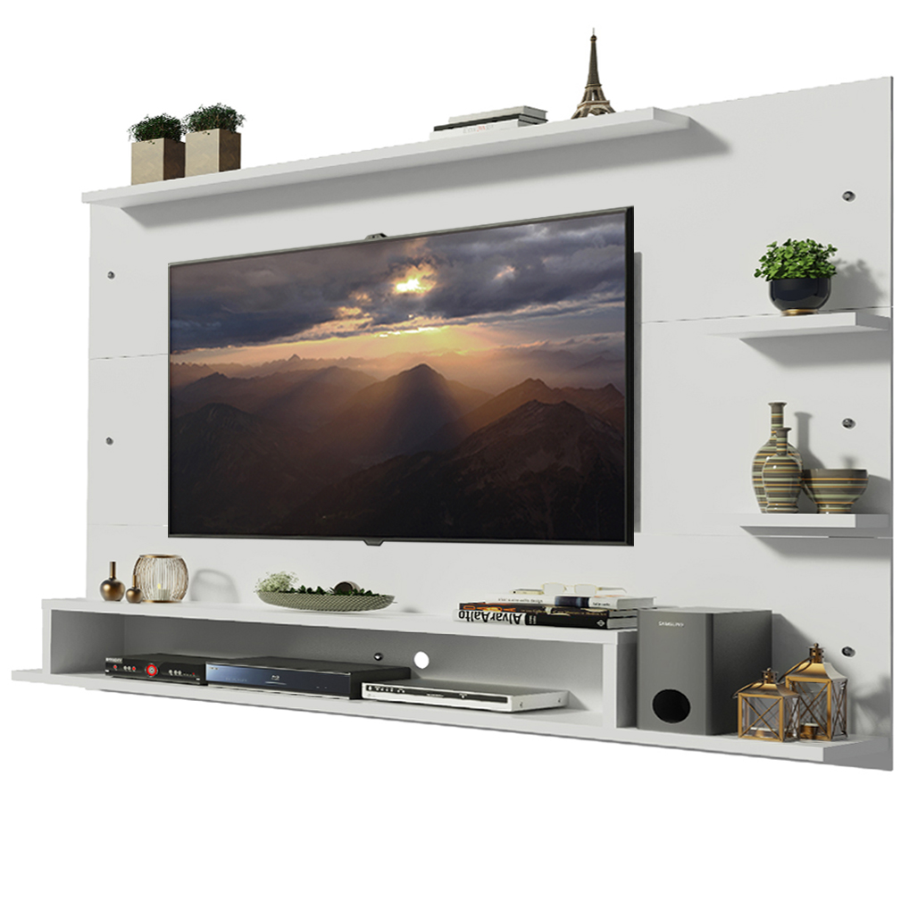 Centro de Entretenimiento Panel para TV Alfa Hasta 60 Pulgadas Blanco