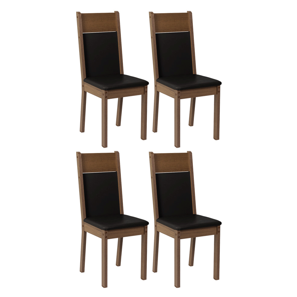 Kit de 4 Sillas de Comedor 4280