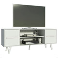Centro de Entretenimiento Mesa para TV Copenhaguen 136 cm Hasta 55 Pulgadas Blanco Madesa