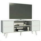 Centro de Entretenimiento Mesa para TV Copenhaguen 136 cm Hasta 55 Pulgadas Blanco Madesa