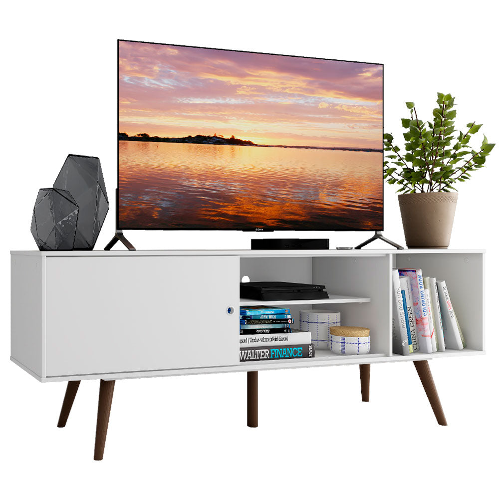 Centro de Entretenimiento Mesa para TV Cairo Hasta 65 Pulgadas - Blanco