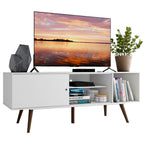 Centro de Entretenimiento Mesa para TV Cairo Hasta 65 Pulgadas - Blanco