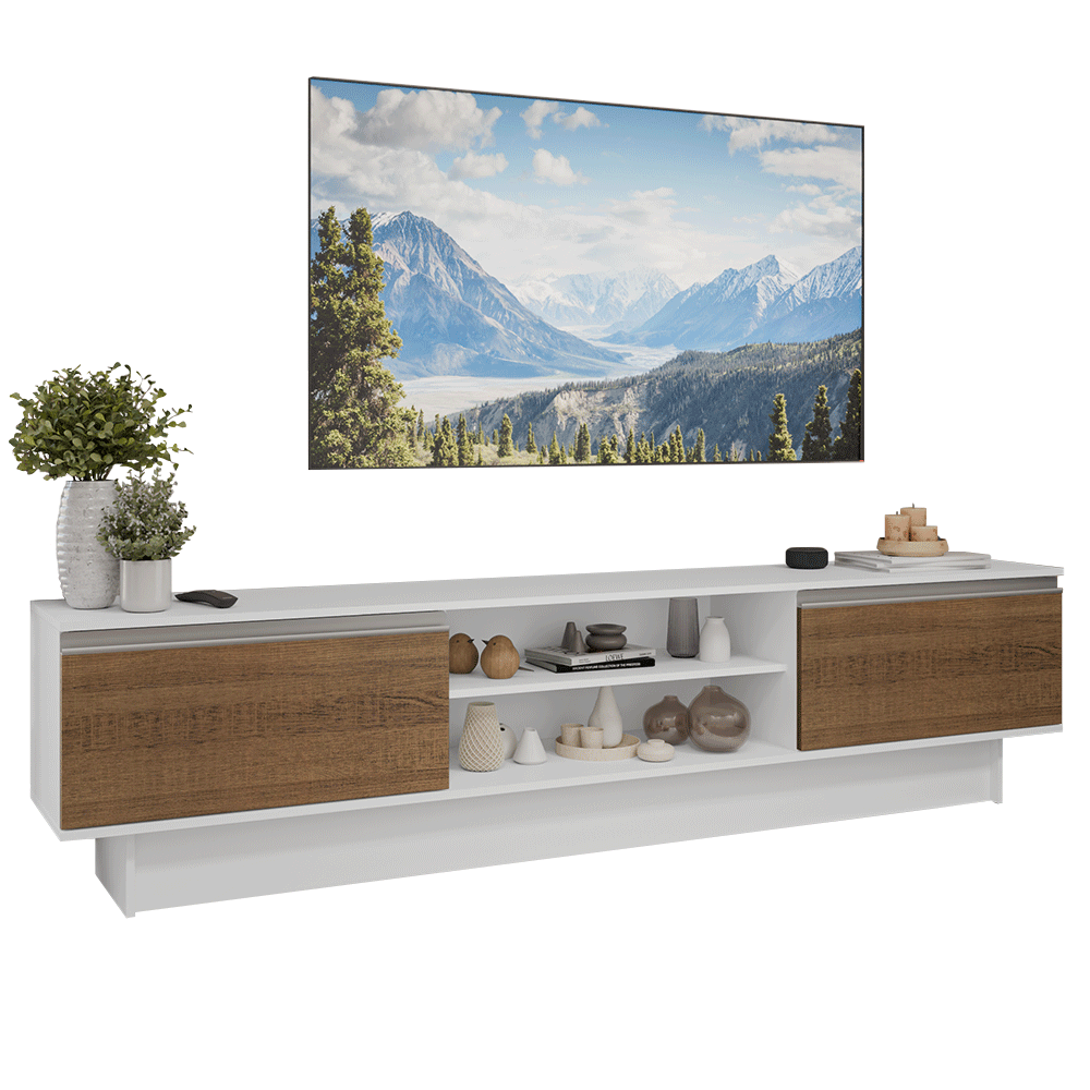 Centro de Entretenimiento Mesa para TV Glamy Hasta 80 Pulgds