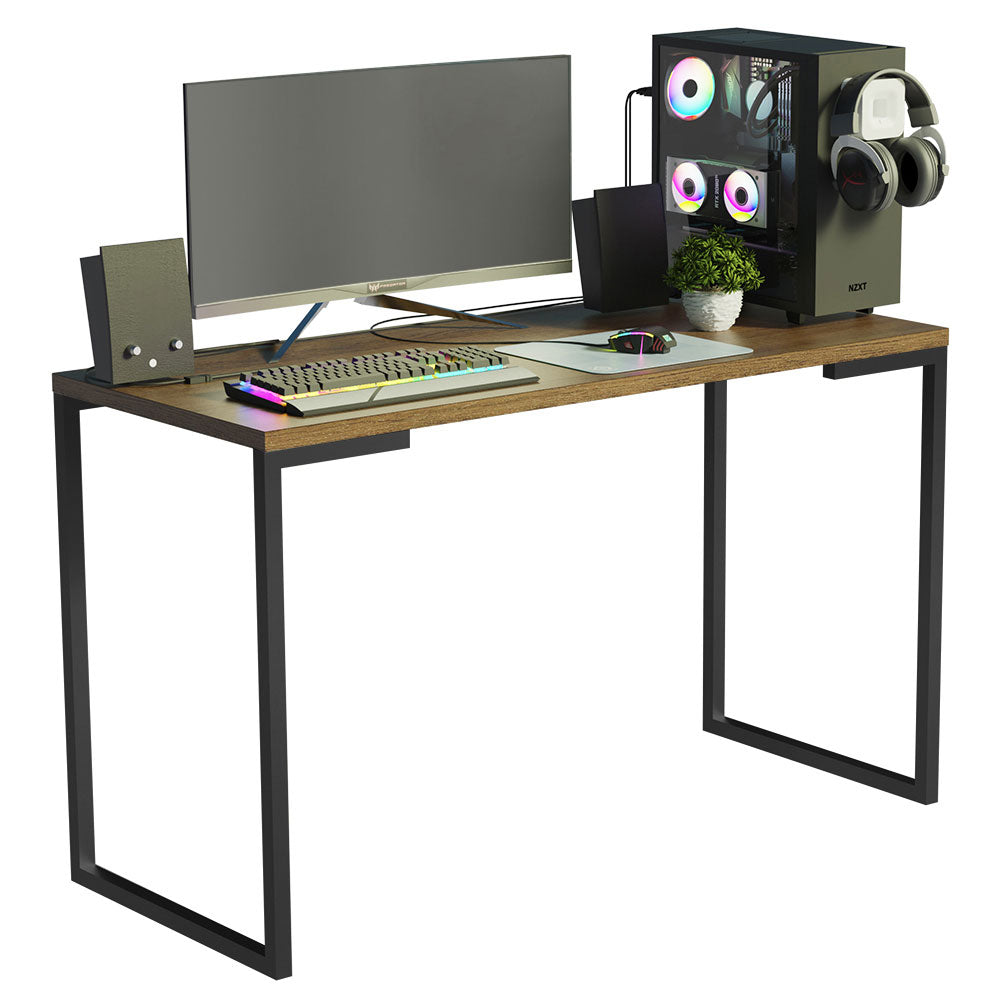 Escritorio de Oficina Industrial Madesa de 120 cm Marrón