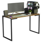 Escritorio de Oficina Industrial Madesa de 120 cm Marrón