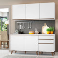 Cocina Integral Reims 1.80 m con Encimera Blanco 80