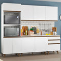 Cocina Integral Reims 2.50 m con Encimera Blanco