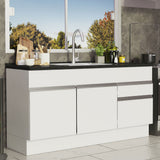 Mueble de Cocina Bajo Glamy 1.50 m 2 Puertas 2 Cajones