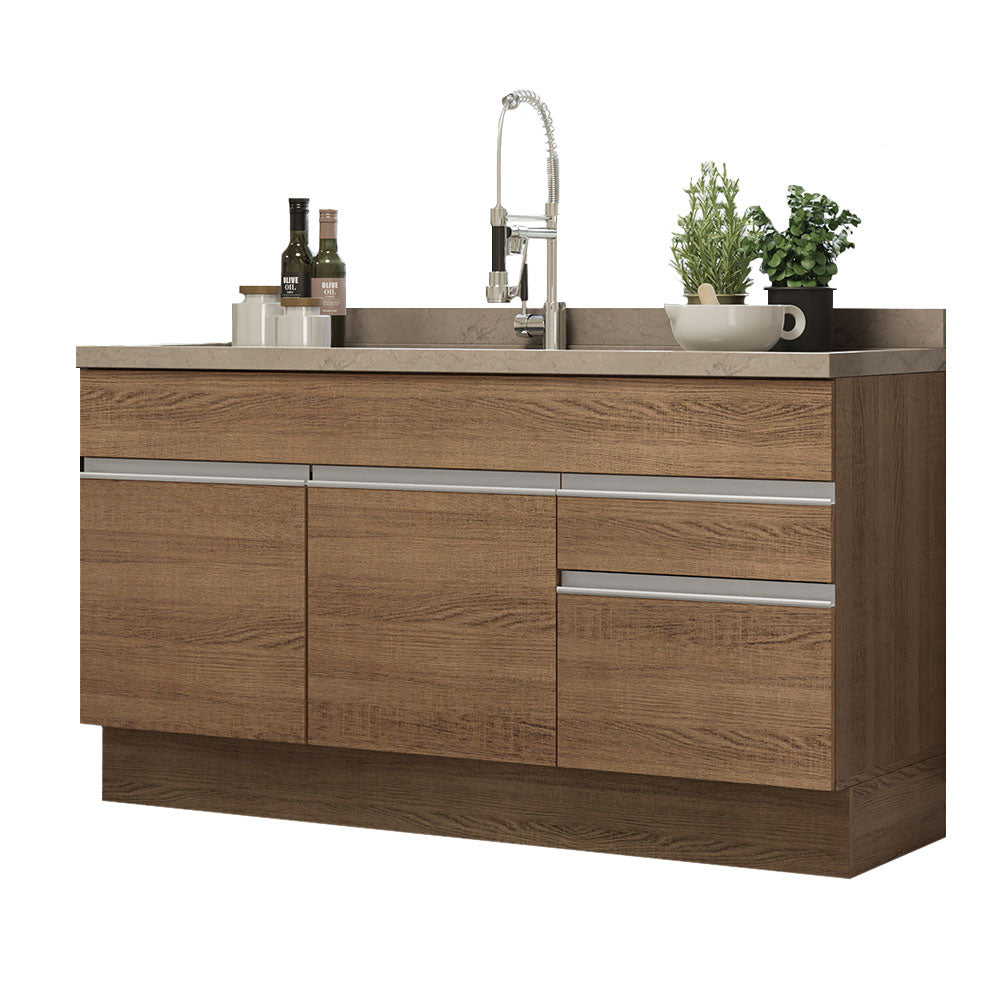 Mueble de Cocina Bajo Glamy 1.50 m 2 Puertas 2 Cajones