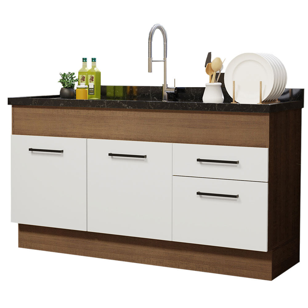 Mueble de Cocina Bajo Agata 1.50 m 2 Puertas 2 Cajones