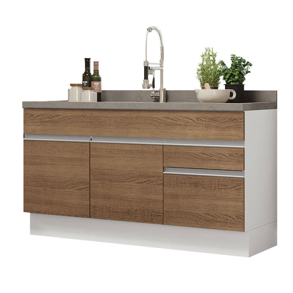 Mueble de Cocina Bajo Glamy 1.50 m 2 Puertas 2 Cajones