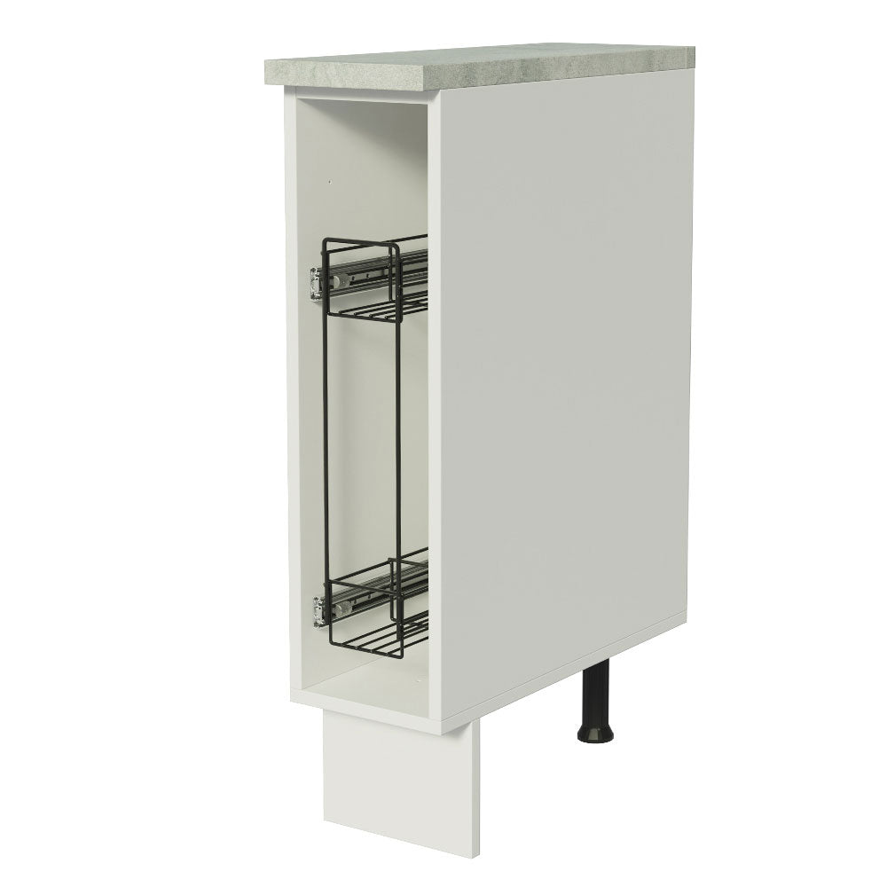 Mueble de Cocina Bajo Portacondimentos Glamy, Agata y Stella 20 cm