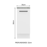 Mueble de Cocina Bajo Agata 35 cm 1 Puerta