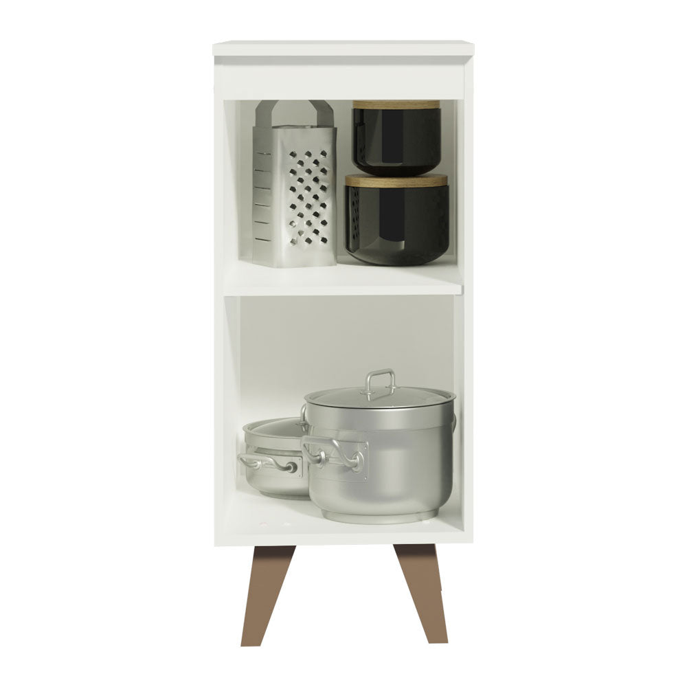 Mueble de Cocina Bajo Reims 35 cm 1 Puerta Blanco