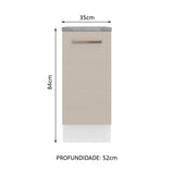 Mueble de Cocina Bajo Agata 35 cm 1 Puerta