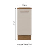 Mueble de Cocina Bajo Agata 35 cm 1 Puerta