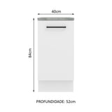Mueble de Cocina Bajo Agata 40 cm 1 Puerta